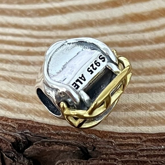 Pandora Dallas Cowboys Football Helmet Charm - Picture 3 of 3